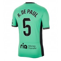 Atletico Madrid Rodrigo De Paul #5 Tredjedrakt 2023-24 Kortermet